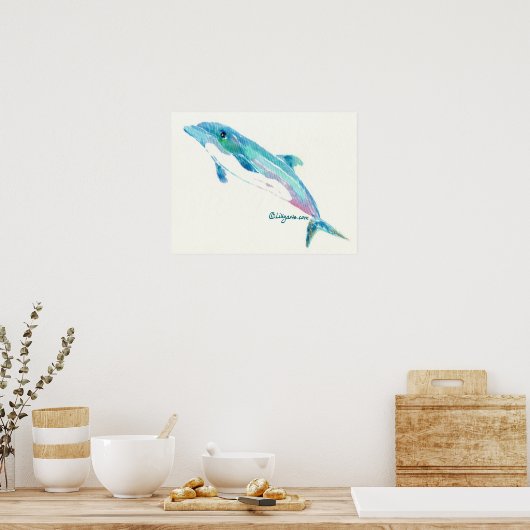 Dolphin Dreams Print and Poster Art (Küche)