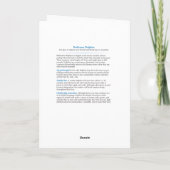 Dolphin Dreh Out Geburtstagskarte Karte (Rückseite)