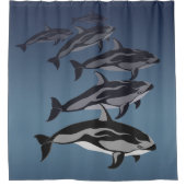 Dolphin Dusche Vorhang Dolphin Art Bäder (Vorderseite)