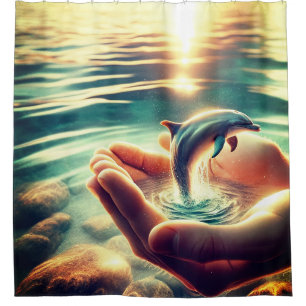 Dolphin Duschvorhang