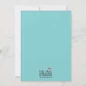 Dolphin-Einladung Einladung (Rückseite)