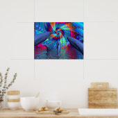 Dolphin-Energie Poster (Küche)