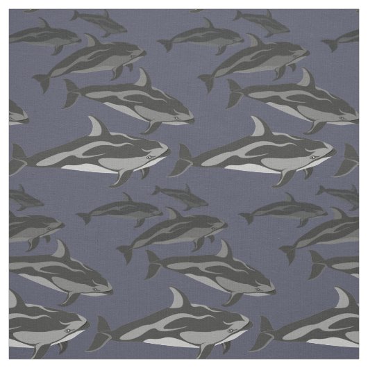 Dolphin Fabric Dolphin Art Natural Linen Fabric Stoff (Muster)