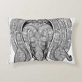 Dolphin Face Dekokissen