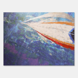 Dolphin-Fahrt Gartenschild