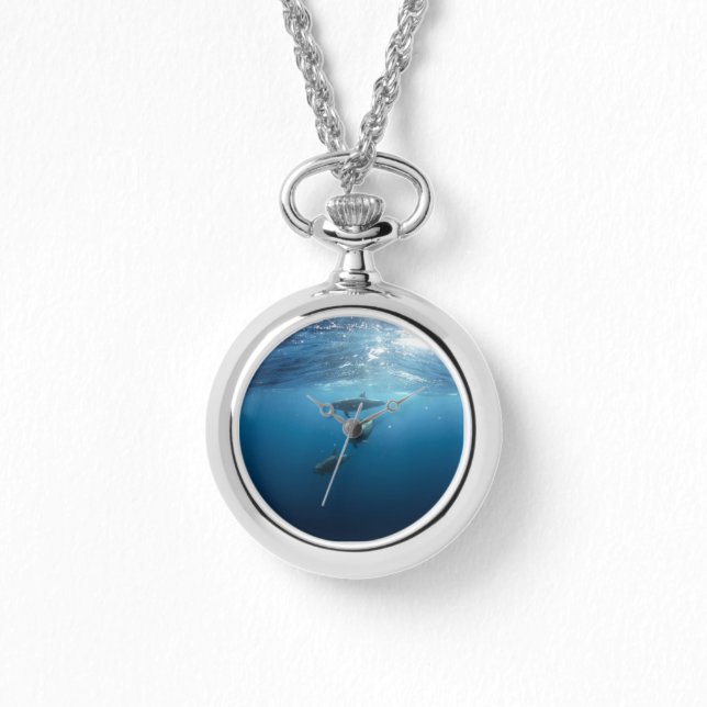 Dolphin-Familie Armbanduhr (Vorderseite)