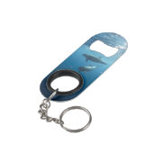 Dolphin-Familie Mini Flaschenöffner (Rückseite Schrägansicht)