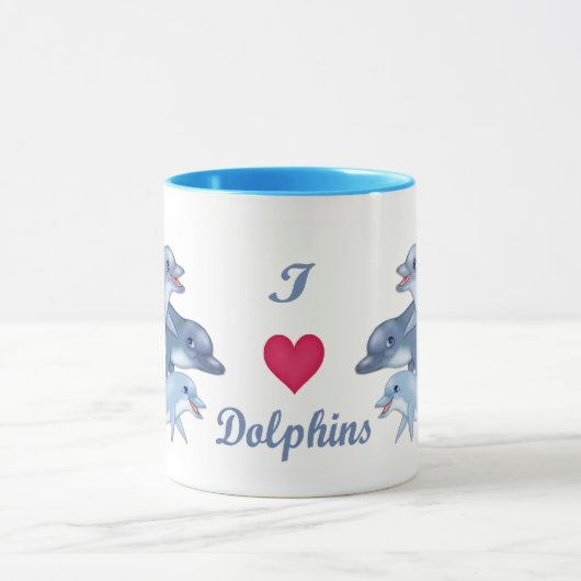 Dolphin-Familie Tasse (Zentrum)