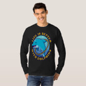 Dolphin Fanatic Sea Animals  With Dolphins T-Shirt (Vorne ganz)