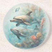 Dolphin Fantasy 6 Getränkeuntersetzer (Vorne)