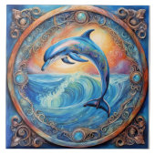 Dolphin fantasy fliese (Vorderseite)