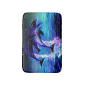 Dolphin Fantasy Meditation oder Badematte (Vorderseite Vertikal)