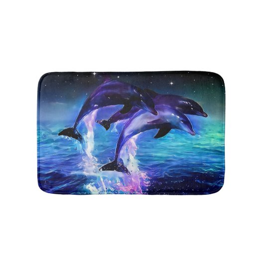 Dolphin Fantasy Meditation oder Badematte (Vorderseite)