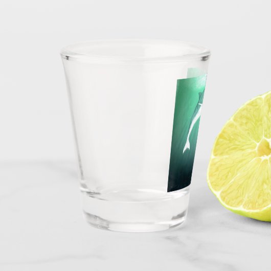 Dolphin Fantasy Schnapsglas (Links)