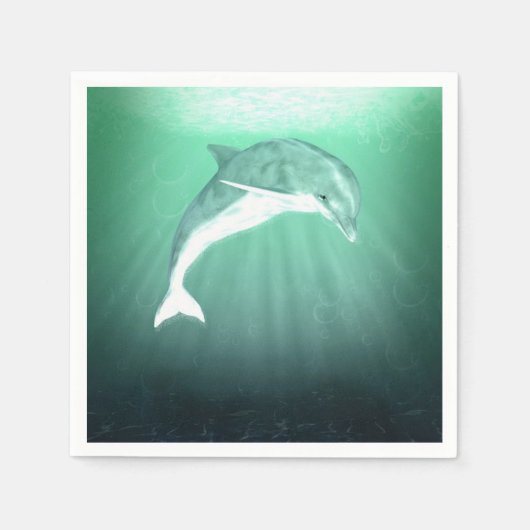 Dolphin Fantasy Serviette (Vorderseite)