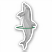 Dolphin Fitness Reifen Sport Aufkleber (Vorderseite)