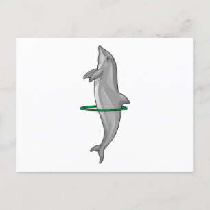 Dolphin Fitness strapaziert Sportarten Postkarte