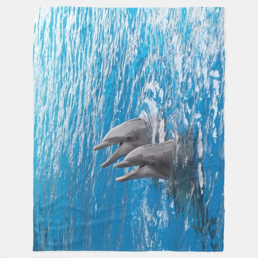 Dolphin Fleecedecke (Vorderseite)