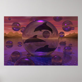 Dolphin-Flucht Poster
