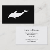 Dolphin-Form Visitenkarte (Vorne/Hinten)
