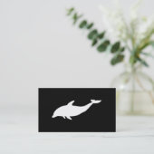 Dolphin-Form Visitenkarte (Stehend Vorderseite)