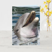 DOLPHIN FOTOGRAFIE SMILE BIRTHDAY CARD KARTE (Gelbe Blume)