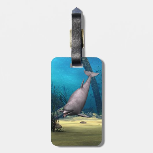 Dolphin Gepäckanhänger (Rückseite vertikal)