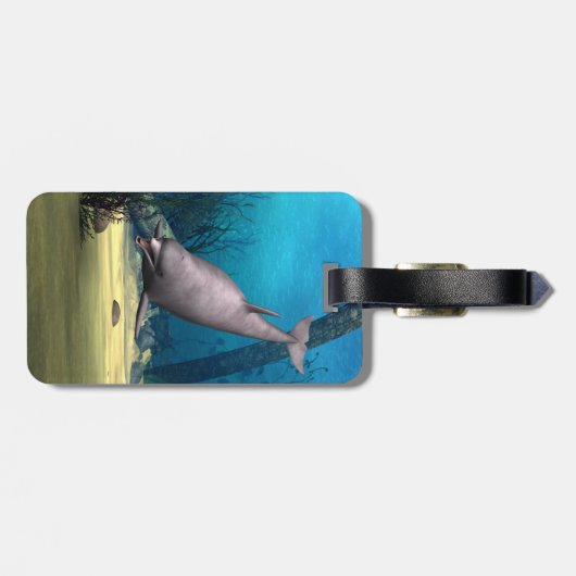 Dolphin Gepäckanhänger (Rückseite horizontal)