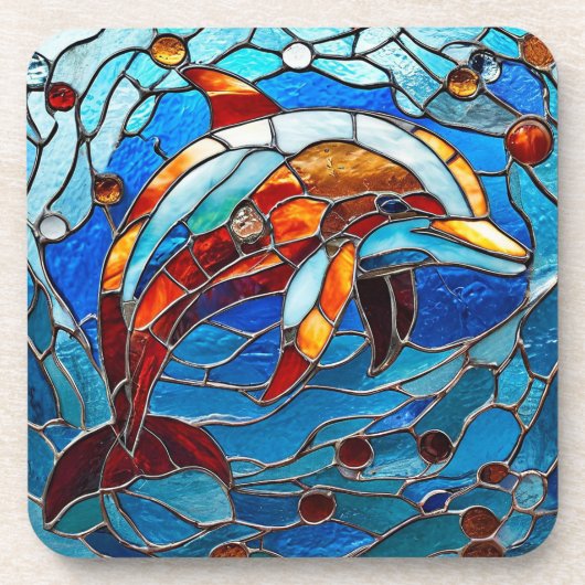 Dolphin Getränkeuntersetzer (Vorderseite)