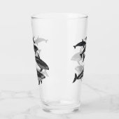 Dolphin Glass White Sided Dolphin Kunstbrille Glas (Links)