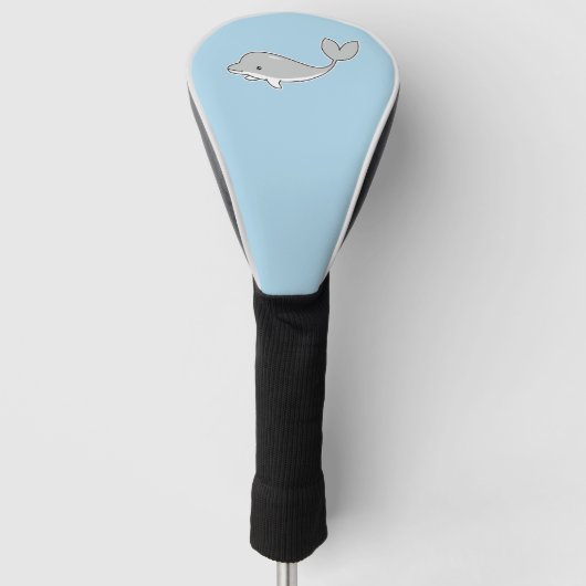 Dolphin Golf Headcover (Vorderseite)