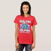 Dolphin Golf Shirt | Geschenk für Papa (Vorne ganz)