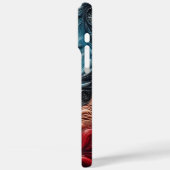 Dolphin Grace in Vibrance Case-Mate iPhone Hülle (Rückseite / Links)