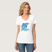Dolphin Grafik T-Shirt (Vorderseite Vollansicht)
