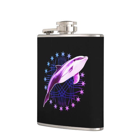 Dolphin Graphic Design Flachmann (Links)