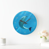 Dolphin Große Wanduhr (Zuhause)