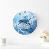 Dolphin Große Wanduhr (Zuhause)