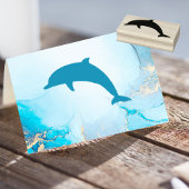 Dolphin Gummistempel