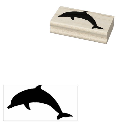 Dolphin Gummistempel (Stempel)