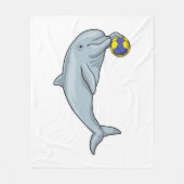 Dolphin Handball Handball Handball Fleecedecke (Vorderseite)