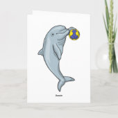 Dolphin Handball Handball Handball Karte (Rückseite)