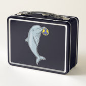 Dolphin Handball Handball Handball Metall Brotdose (Rückseite)