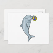 Dolphin Handball Handball Handball Postkarte (Vorne/Hinten)
