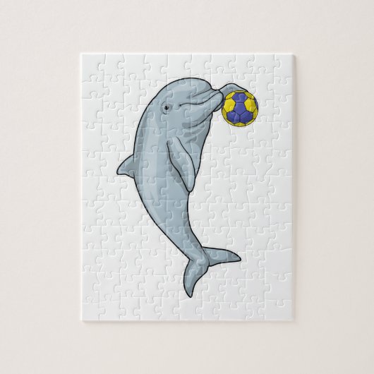 Dolphin Handball Handball Handball Puzzle (Vertikal)