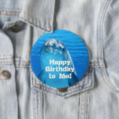 Dolphin Happy Birthday to Me Button (Beispiel)