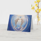 Dolphin Harmonics Karte (Gelbe Blume)