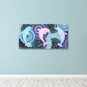 Dolphin Harmony Leinwanddruck (Insitu (Holzboden))