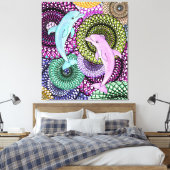 Dolphin Harmony Leinwanddruck (Insitu (Schlafzimmer))