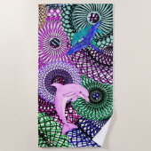 Dolphin Harmony Strandtuch (Vorderseite)