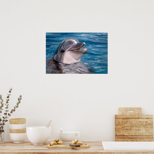 DOLPHIN HEAD POSTER (Küche)